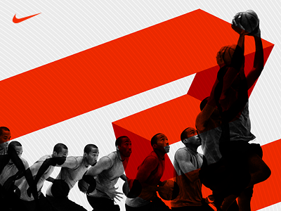 Nike Signature Moves Filmroom basketball flat graphic nike poster rucker