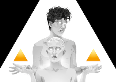 YACHT america art band digital dystopia illustration music portrait shangri la team yacht utopia yacht
