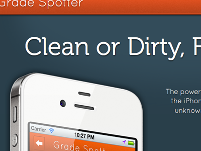 Grade Spotter Landing Page gradespotter landing page