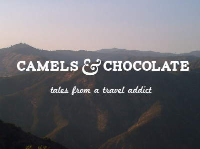 Travel Blog Logotype carton caslon marketing script