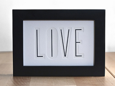 Live Print 2 colors cranes glow in the dark letterpress lettra live print sans type
