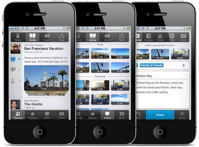 Flip Video iPhone App ios mobile ui ux video
