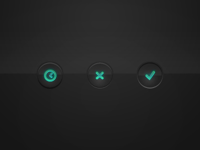 Buttons Dark buttons dark glow round shine ui