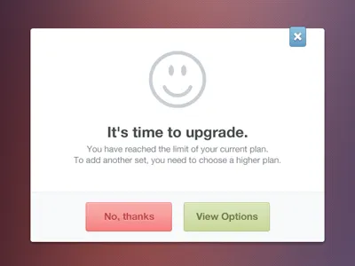 Upgrade Notification app clean interface notification obsorb ui upgrade window