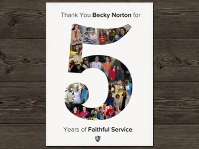 Anniversary Posters clarendon proxima nova typography