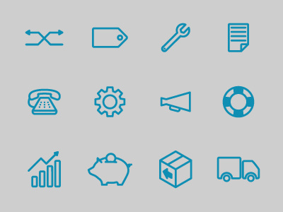 It's business time... icons