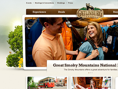 Gatlinburg client design gatlinburg mountains site smoky tennessee tn vacation
