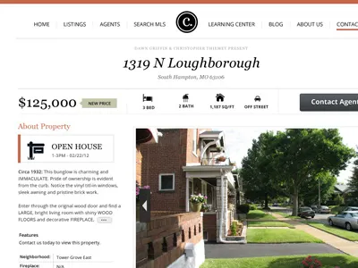 Circa Redesign ui web design wireframing
