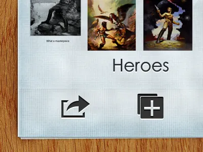 Napkin for iPad ipad retina ipad ui napkin wood