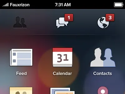 Facebook Phone facebook home phone screen