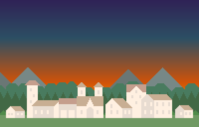 Pixel Town molyjam pixel art