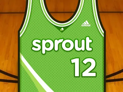 Sprout Social Jersey basketball jersey plant social sprout vector