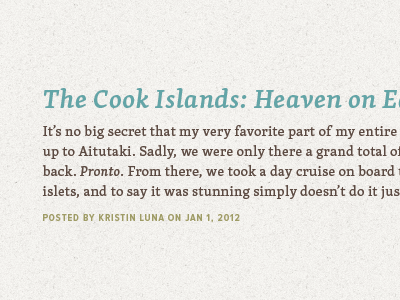 Travel Blog Typography proxima nova semibold skolar skolar bold italic typography