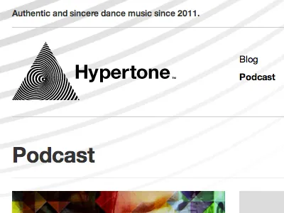 Hypertone Web Site black gray white