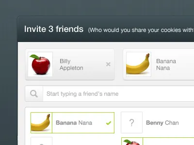 Invite Friends facebook facebook invite interface invite invite friends ui ux web website