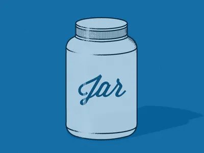 It's a jar! blue jar noise