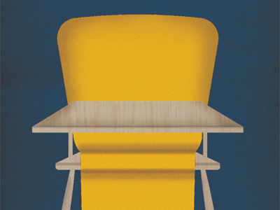 High Chair baby high chair illustration parenting