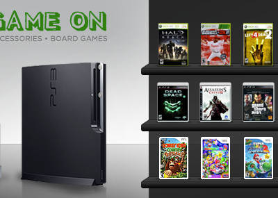Product Shelf games ps3 shelf wii xbox