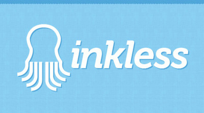 Inkless Logo apps logo octopus