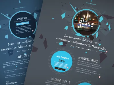 Glass - 2 glass shards website