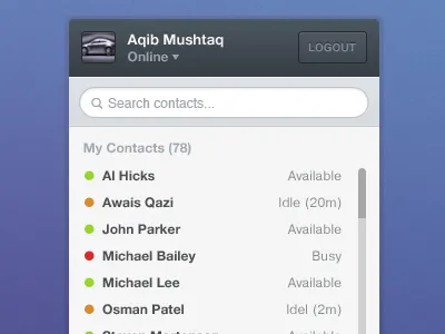 Chat Ui ( View Attachment ) clean ui web