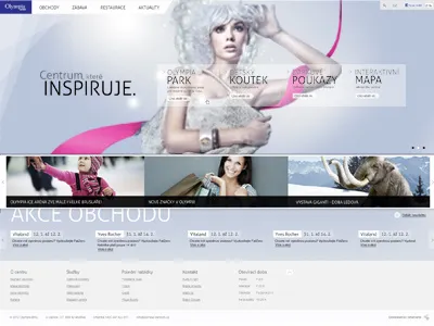 GUI Olympia Brno gui illustration photo postproduction webdesign