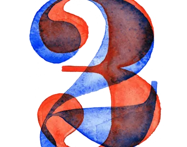 23 - Watercolor Number colors numbers paint watercolor