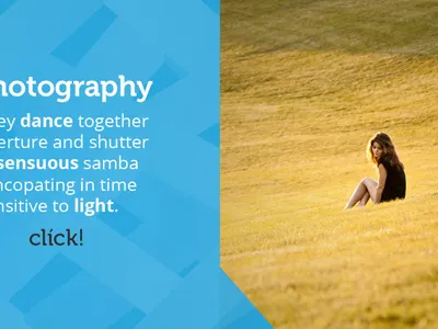 Photography Banner ad banner cute girl photo photography