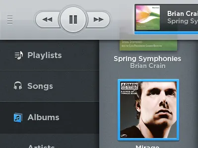 Music Player (WIP) blackberry icons music player ui user interface