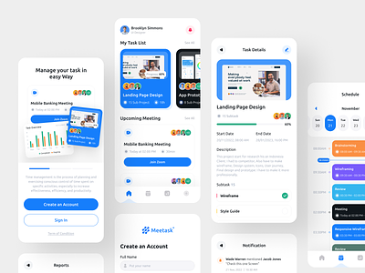 Project Management Case Study case study management app meet app meeting app minimalist minimalist app modern app project management studi kasus study case task app task management uidesign user interface userinterface