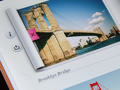 Inside Photo album - iPad - UI/UX/iOS album cuberto development graphics icons interface ipad photo ui xcode