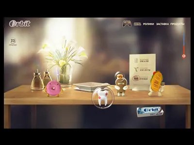 Game foodcreatures game gum orbit