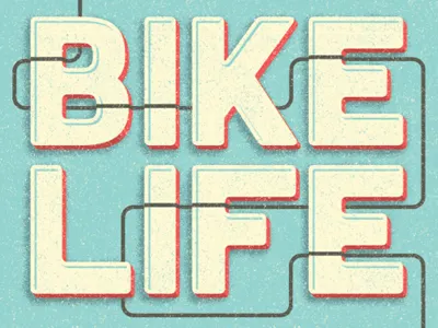 Pedal Craft Poster bicycle bike craft cubano pedal pedal craft subtle texture typography