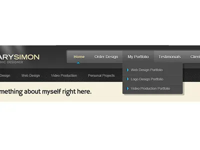 Potential site header header redesign website