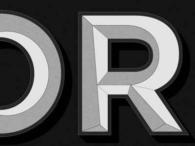 One More Chance black chiseled grain type white