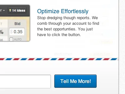 MonkeyWords Email Capture adwords clean form helvetica sharp simple white