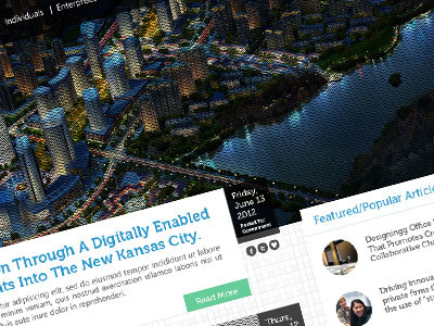 Responsive Web Magazine fully responsive responsive.