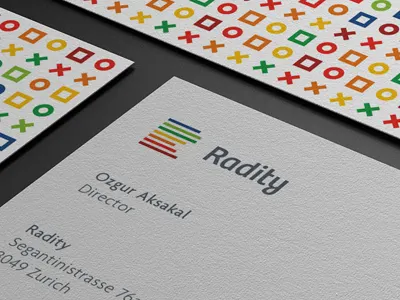 Radity Business Card / Logo Design brand book guidelines brand identity branding branding inspiration business card clever smart collateral company logo corporate design corporate identity flat logotype freelance designer good graphic design iconic trademark iphone6 logo design logo designer logo symbol logotype london united kingdom minimalism modern iconic logo paulius kairevicius print design professional logo simple print stationery usa america vector logotype
