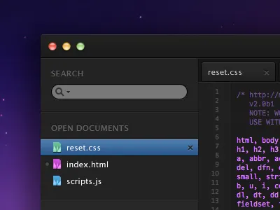 TextMate 2 UI Concept icon interface textmate ui