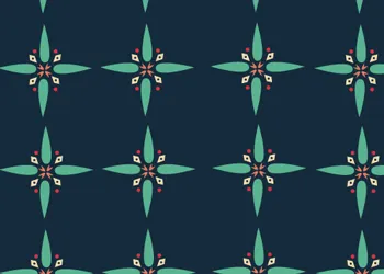 Thank You Pattern card clients color color palette erika mackley erika noel mackley illustrator interviews pattern print vector vintage