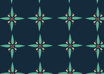 Thank You Pattern card clients color color palette erika mackley erika noel mackley illustrator interviews pattern print vector vintage