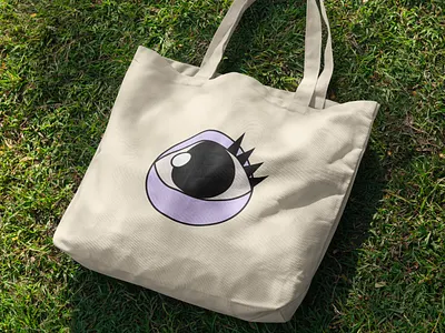 Dei by Dani Branding Tote Bag Design Logo branding dei diversity equity eye eye logo hr human resources inclusion logo tote bag