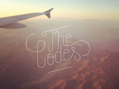 The Codes album art design illustration music photography record type typography