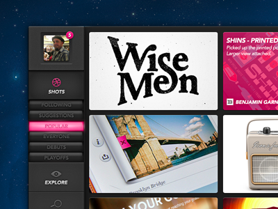 Dribbble Mac App Concept buttons dribbble glow mac mac app