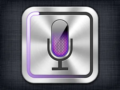 Siri ios icon app icloud icon ios metal mic siri