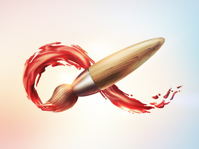 brush blood brush gloss hair icon ios iphone paint red texture ui website wood