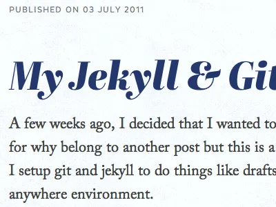 Typographic Refresh clean simple type typekit typography web web design web type website