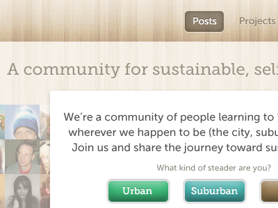 Steader Home museo sans museo slab ui toolkit