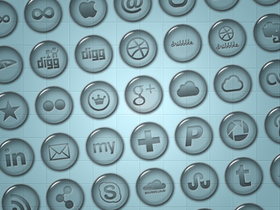 Translucent Bubble Icons bubble icons joe vains png psd social translucent