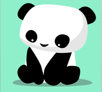 Panda animal illustration panda